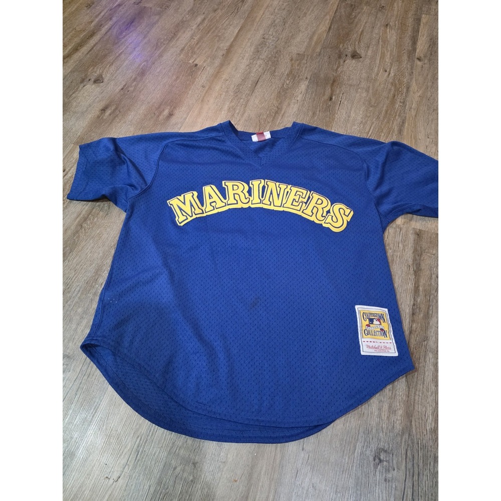 Mitchell & Ness Authentic Ken Griffey Jr Seattle Mariners 1991 Pullover Jersey